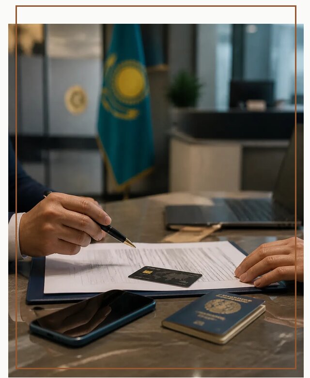 Открытие счета и банковской карты в Казахстане в Волжском